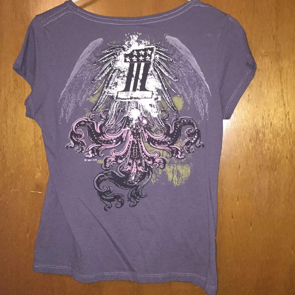 Size med Harley Davidson shirt